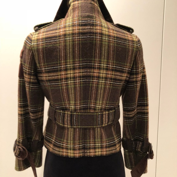 Juicy Couture plaid jacket Sz 2 - Picture 3 of 8